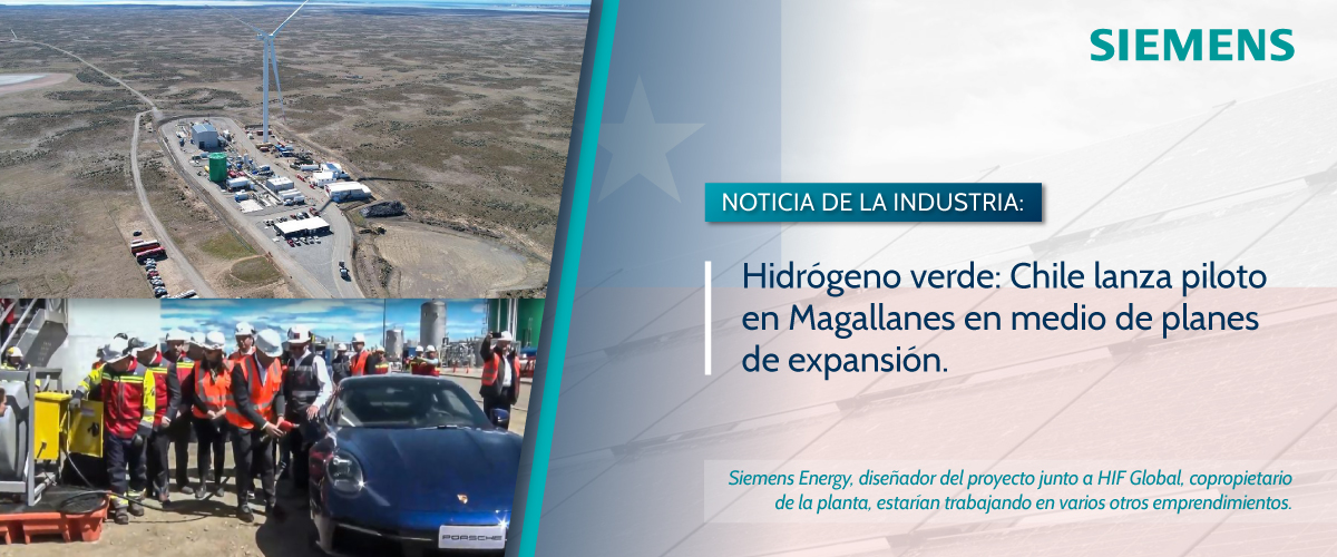 Lee más sobre el artículo Hidrógeno verde: Chile lanza piloto en Magallanes en medio de planes de expansión