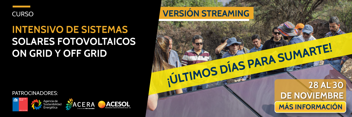 Lee más sobre el artículo Aprovecha últimas oportunidades de este 2022 para sumarte al Intensivo en Sistemas Solares Fotovoltaicos